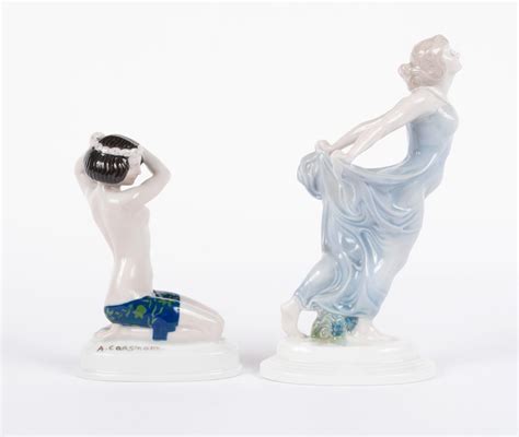 Lot - TWO ROSENTHAL PORCELAIN FIGURINES