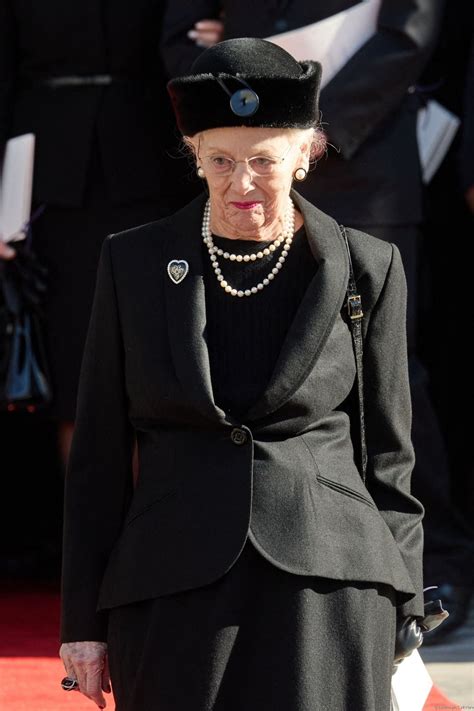 Queen Margrethe II Attends Funeral of King Constantine II — Royal ...