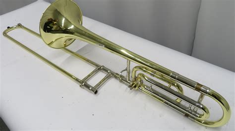 Bach Stradivarius model 42 trombone with case. Serial number: 15471.