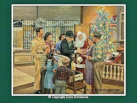 Pin by Dianne Goff on The Andy Griffith Show | Christmas art, Andy griffith, Holiday prints