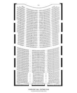 🎻 Atlanta Symphony Hall Seating Chart PDF - Free Download (PRINTABLE)