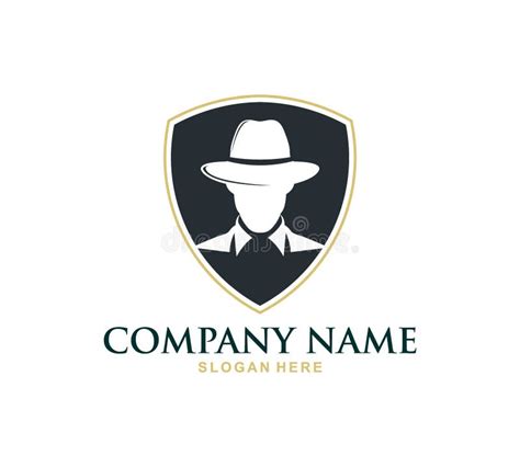 Detective Investigation Service Vector Icon Logo Design Stock ...