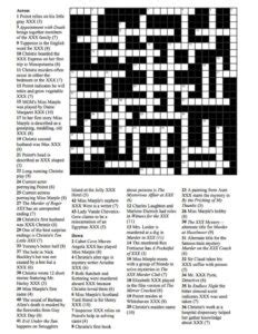 Printable Boatload Crossword Puzzles - Printable JD