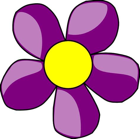 Purple Daisy Clip Art at Clker.com - vector clip art online, royalty free & public domain