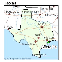 Santa Fe Texas Map - Shina Dorolisa