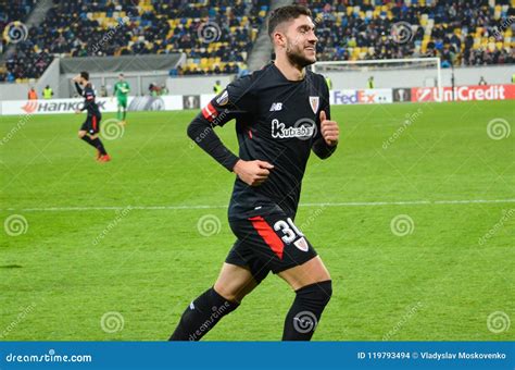 LVIV, UKRAINE - December 07, 2017: Unai Nunez during the UEFA Eu ...