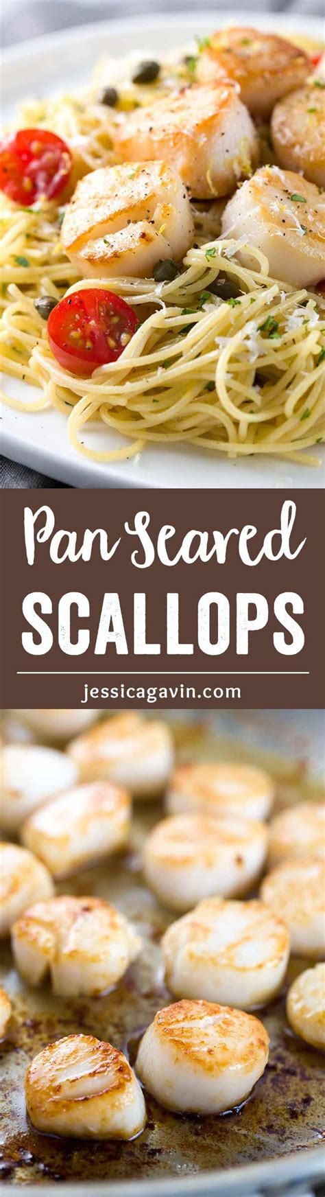 Pan Seared Scallops with Lemon Caper Pasta | Recipe | Recipes, Best pasta recipes, Scallop recipes