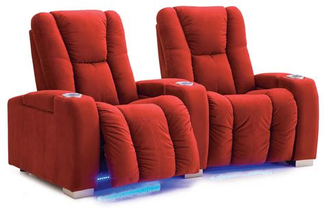 Palliser Media 41402-5E+3E Contemporary Power Reclining 2-Seater Home Theater Sectional | Dunk ...