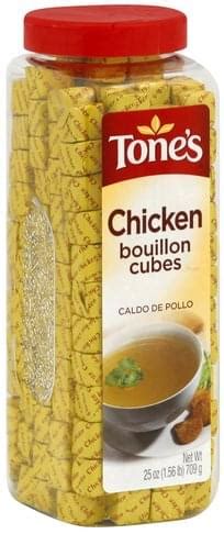 Tones Chicken Bouillon Cubes - 6 ea, Nutrition Information | Innit