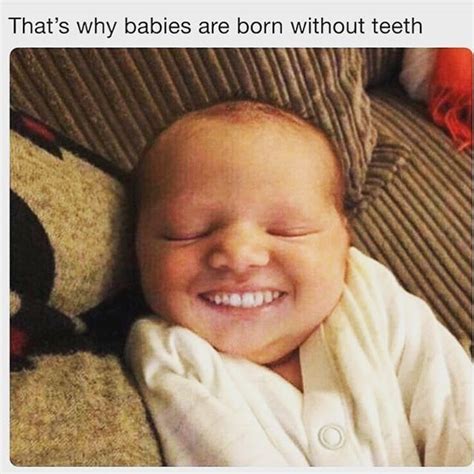 Babies with teeth! | Funny baby pictures, Baby memes, Funny baby memes