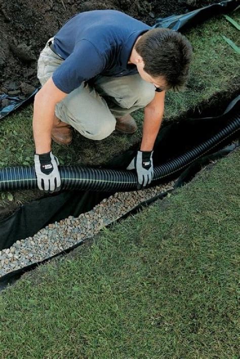 How to Install a French Drain in 10 Easy Steps | Yard drainage, Backyard drainage, French drain