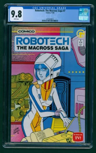 RARE ROBOTECH: THE Macross Saga #7 (1985) CGC 9.8 White! Comico ...