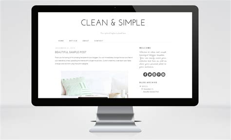 Blogger Template White