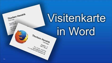 Visitenkarten Selber Drucken Vorlage Neu Visitenkarten Selbst Erstellen Und Gestalten ...