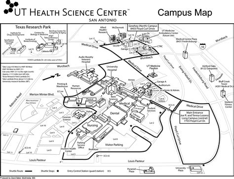 University of Texas Science Center Map - University of Texas Science ...