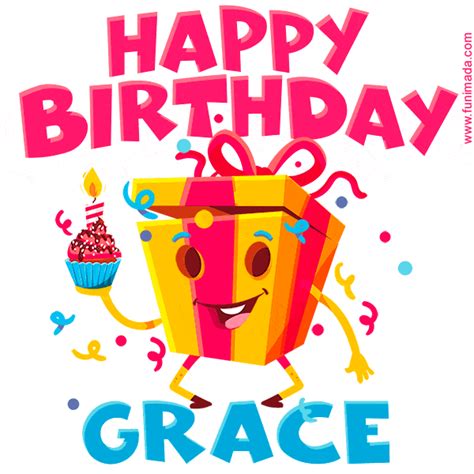 Happy Birthday Grace GIFs for Him - Download on Funimada.com