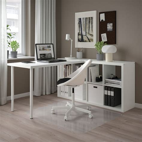KALLAX / LAGKAPTEN desk combination, white, 77x159x147 cm - IKEA