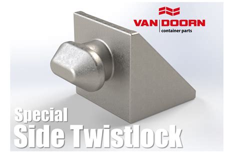 Boltable HDG Side Twistlock • Van Doorn Containerparts