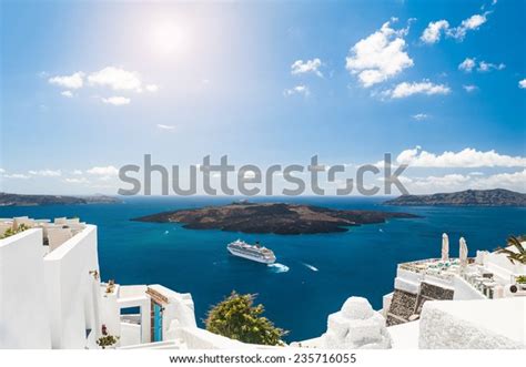 White Architecture On Santorini Island Greece Stock Photo (Edit Now) 235716055