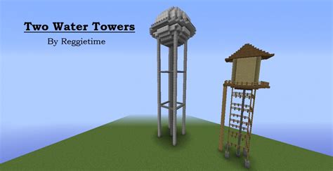 Two Water Towers Minecraft Map