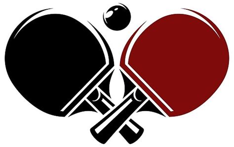 "Table tennis logos design" Poster by lovingangela | Redbubble