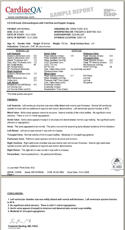 CardiacQA - Cardiology Reporting - ICANL Accreditation - ICAEL ...