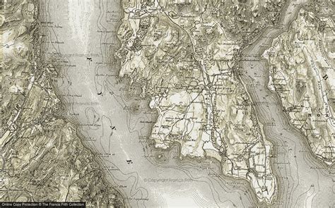 Historic Ordnance Survey Map of Portavadie, 1905-1907