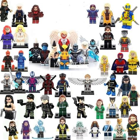 All X Men Apocalypse Minifigures Wolverine Phoenix Deadpool White Queen