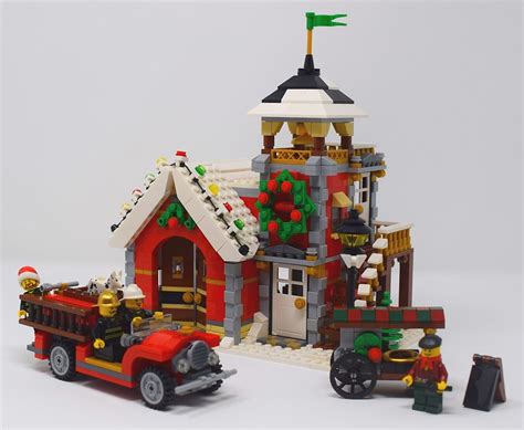 Lego Winter Village Fire Station Moc 4 159 36 rub