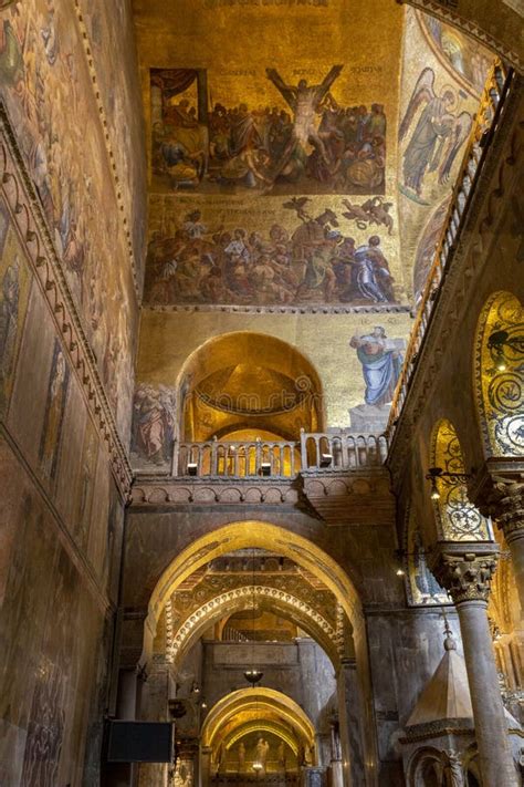 Ceiling Mosaics of the St Mark`s Basilica in Venice Editorial Image ...