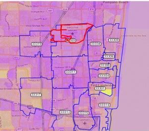 Fort Lauderdale Zip Code Map – Map Of The Usa With State Names