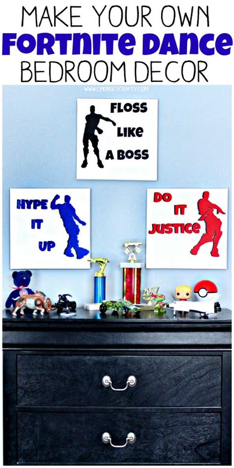 DIY Fortnite Dances Bedroom Decor