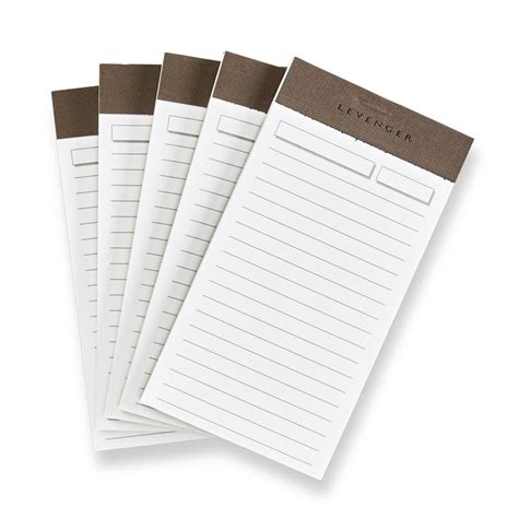 Levenger Freeleaf 3 x 5 Notepads (set of 5)