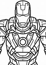 Iron Man Printable Coloring Pages sketch template