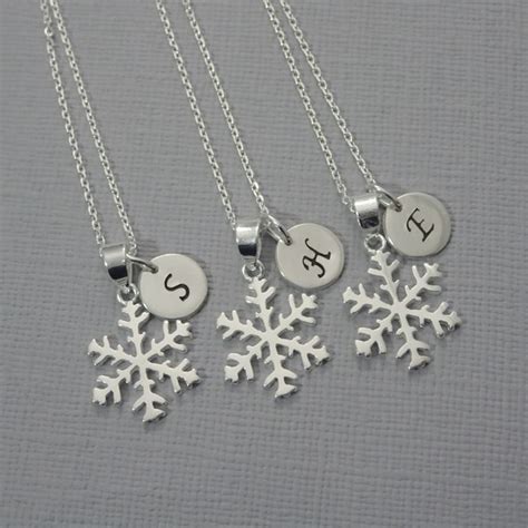 Snowflake Necklace - Etsy