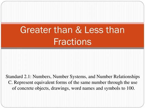 PPT - Greater than & Less than Fractions PowerPoint Presentation - ID ...