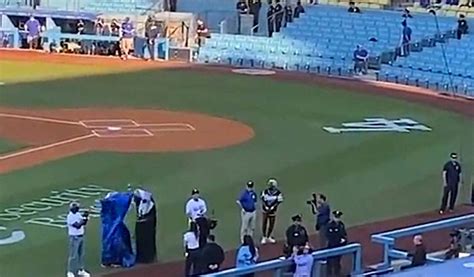 Not Much 'Pride': Cowardly Dodgers Honor 'Drag Nuns' an Hour Before Game in an Empty Stadium ...