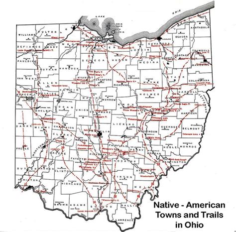 Image result for indian trails ohio map | Ohio history, Indian trails ...