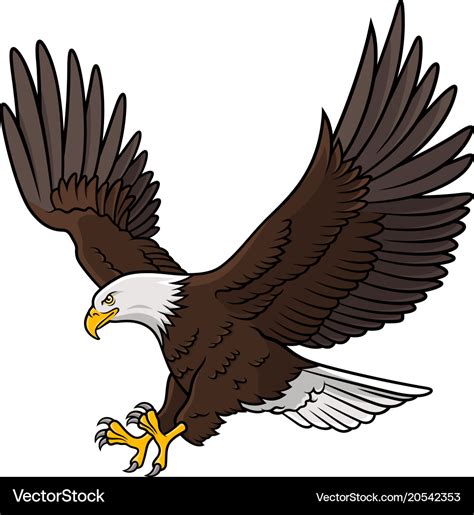 Eagle 010 Royalty Free Vector Image - VectorStock