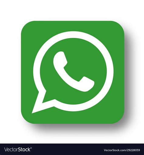 Whatsapp logo icon Royalty Free Vector Image - VectorStock