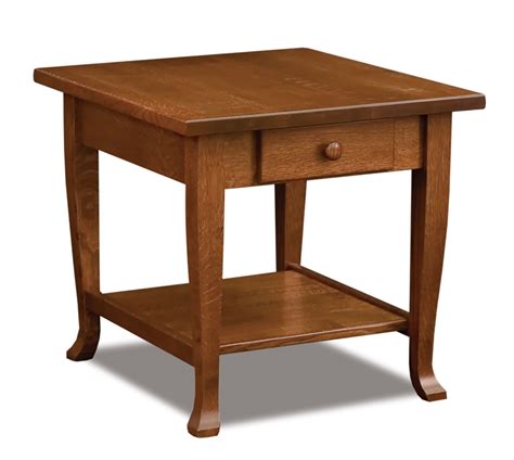 Charleston End Table | Amish Solid Wood End Tables | Kvadro Furniture