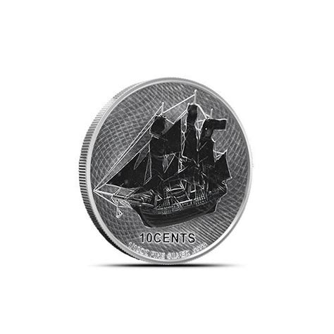 2021 1/10 oz Silver Cook Islands Bounty Coins - Silver.com™