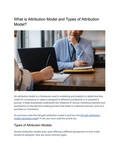 What is Attribution Model and Types of Attribution Model