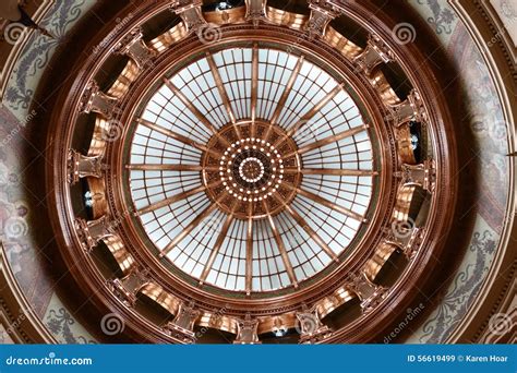 Inside of Kansas State Capitol Dome 2015 Editorial Stock Image - Image ...