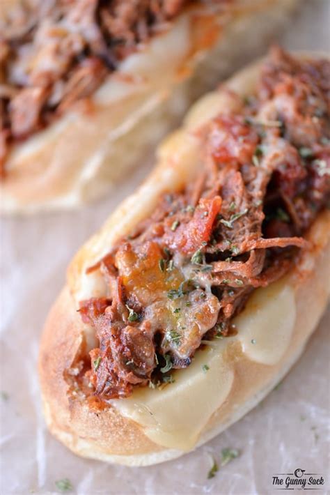 Italian Roast Beef Sandwiches - The Gunny Sack