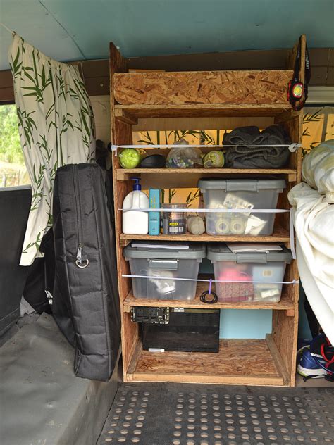 How to Build a Shelving Unit for Your Van Build | Gab Travelling