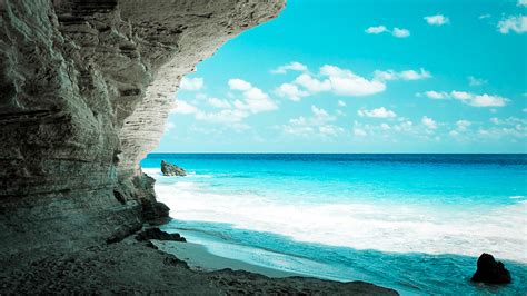 1280x720 Blue Sea Cave 720P HD 4k Wallpapers, Images, Backgrounds, Photos and Pictures