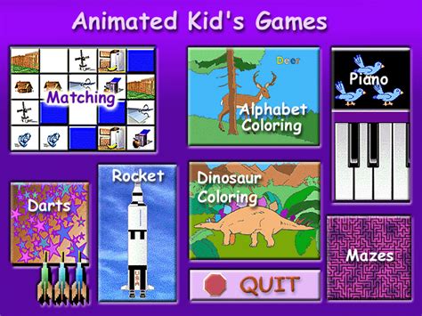 Sreenshot Animated Kids Games 1.0 | Kid Games Matching Mazes Coloring