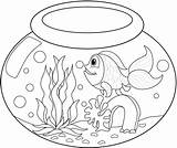 Printable Fish Tank Coloring Page  Free Pages For Kids sketch template