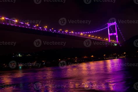 Fatih Sultan Mehmet Bridge, Istanbul, Turkey 10889510 Stock Photo at Vecteezy